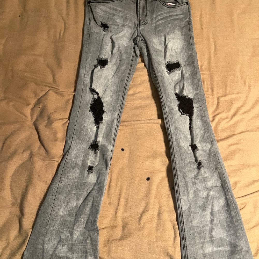 Rockstar Original slim stacked flared jeans